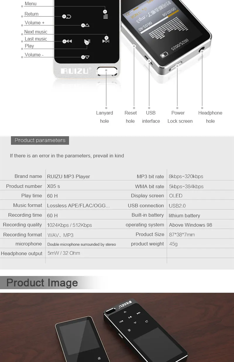 MP3 Kaliteli seviyesi çok Metal Giriş ile Müzik Çalar Ses Yeni En e-kitaplar Radyo "Orijinal RUIZU FM kitap Yüksek Kayıpsız 1.8 satan 9 MP3 Kaliteli seviyesi çok 9
