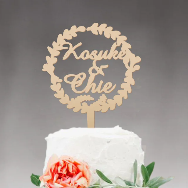 Свадебный торт Топпер персонализированные, пользовательские мистер и миссис торт Топпер деревенском декора, Деревянный Торт Топпер имя, Свадебная вечеринка украшения