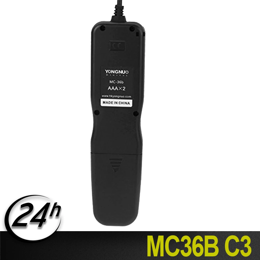 Original Yongnuo MC-36b C3 Camera Timer Control Shutter Remote Cord for Canon EOS 1D 1Ds 1DS Mark II III | Электроника