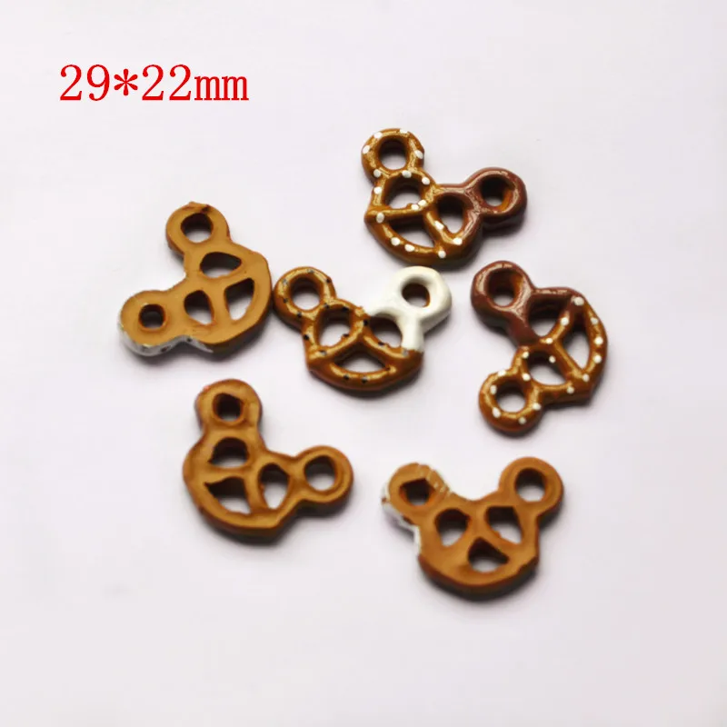 

20pcs resin cake cute dessert resin ice cream candy food flat back cabochon crafts for diy decoration