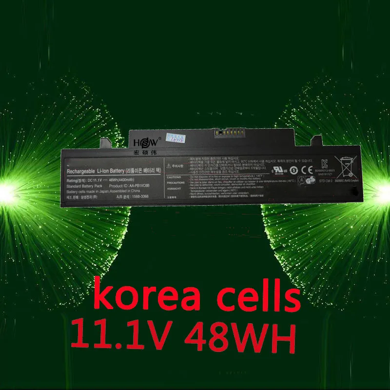 HSW 6 cell Новый ноутбук Батарея для Samsung NB30 N210 X418 X420 X520 Q330 NP-NB30 NT-NB30 NP-N210 NT-N210 NP-X418 |