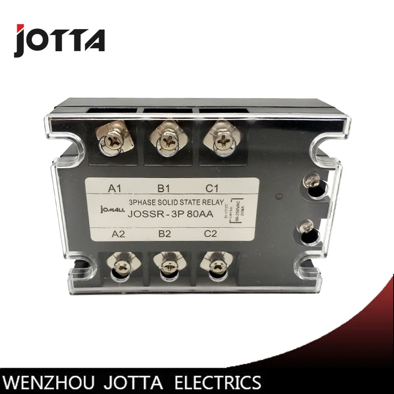 

80A AC control AC SSR three phase Solid state relay