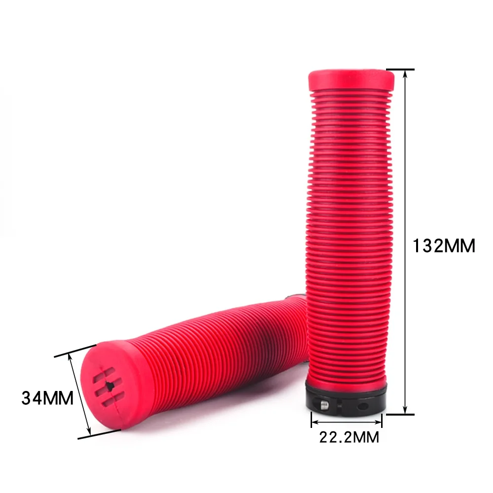 

Bike Handlebar Grips BMX MTB Mountain Road Bicycle Grips Cover Anti-skid Soft Rubber Bicycles Bar Grips Fixed Gear End Grips