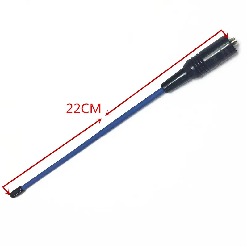 OP X701 синяя двухсегментная антенна мягкая 144/430 МГц sma F baofeng UV5R UV82 BF666S BF777S 'd xun UVD1P