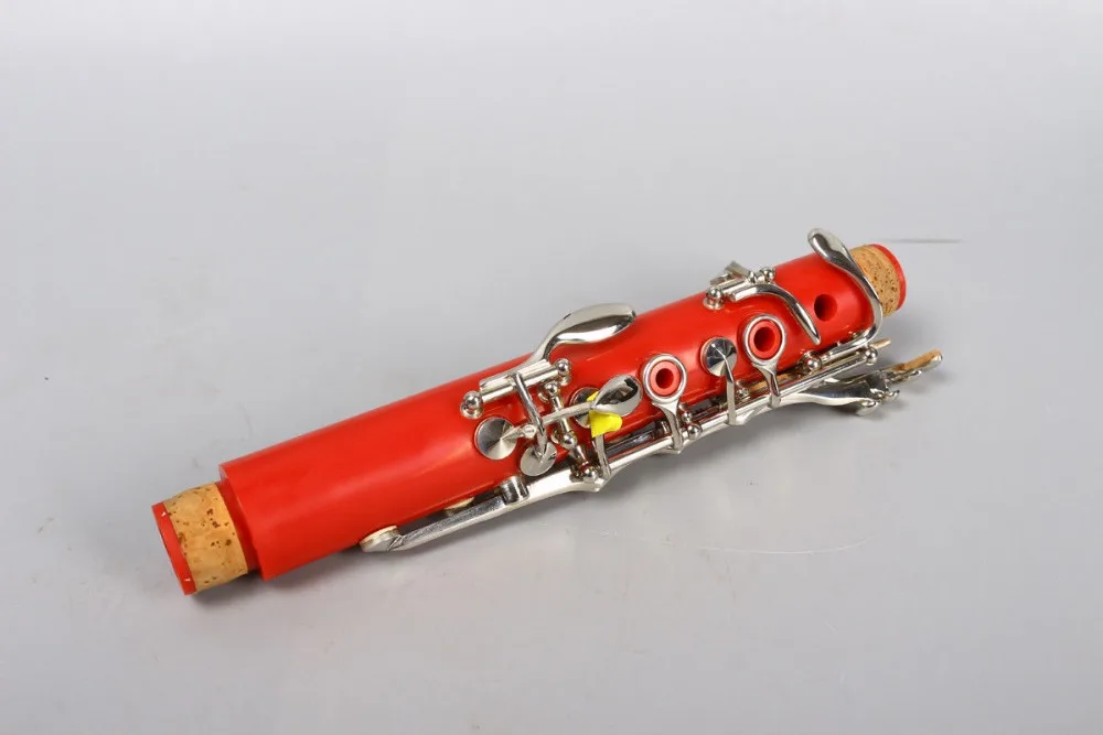 Профессиональный кларнет Ebonite корпус никелированный ключ Bb ключ 17 чехол для ключей