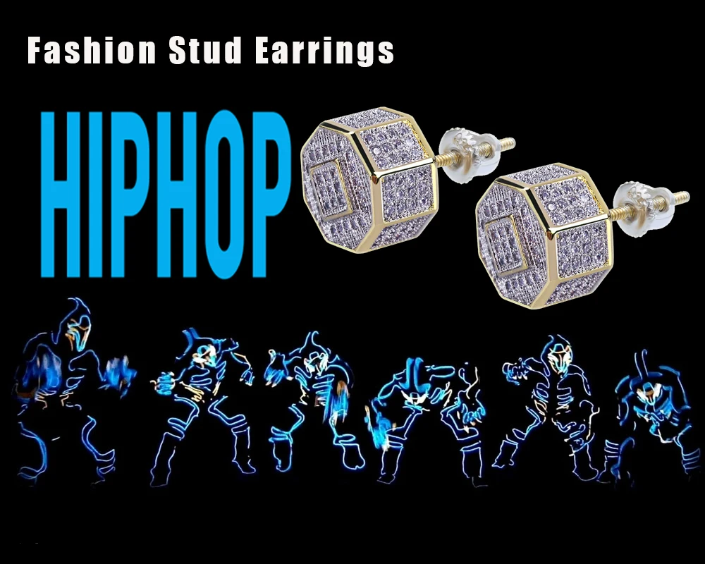 Hip-Hop-Men-Women-Gold-Silver-Plated-Round-Micro-Inlaid-Zircon-Earring-Stud_01