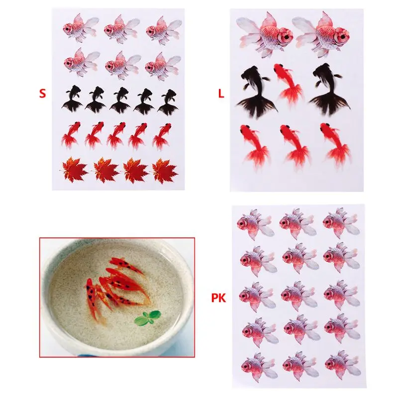 

UV Goldfish Modeling Epoxy Resin Filler Material Filling DIY Making Sticker Decoration Make Jewelry Mold Tool Accessories
