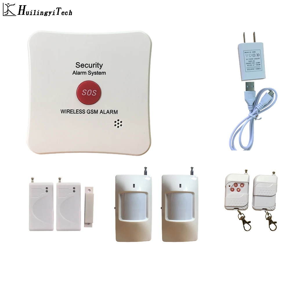 

433mhz SOS Button Alarm System Gem Store Wireless GSM alarm Detect Burglar Security System SOS Jewelry Shop Home Alarm System