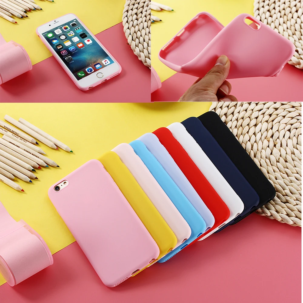

New Thin Pastel Candy Soft TPU Silicone Cases Cover Skin Shell For Xiaomi Redmi Series