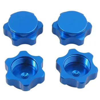 

4 pcs 17mm Wheel Hub Hex Nut Fine Anti-dust Cover for 1/8 RC Car buggy truck upgraded hop-up Parts HSP Axial HPI Traxxas Himoto