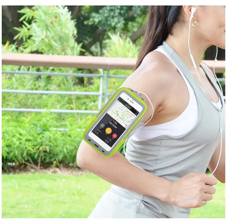 رياضة gym الشارة حالة انغلق اللياقة متعددة الوظائف حقيبة جيب الحقيبة للماء تشغيل الغلاف للجوال الهاتف الذكي