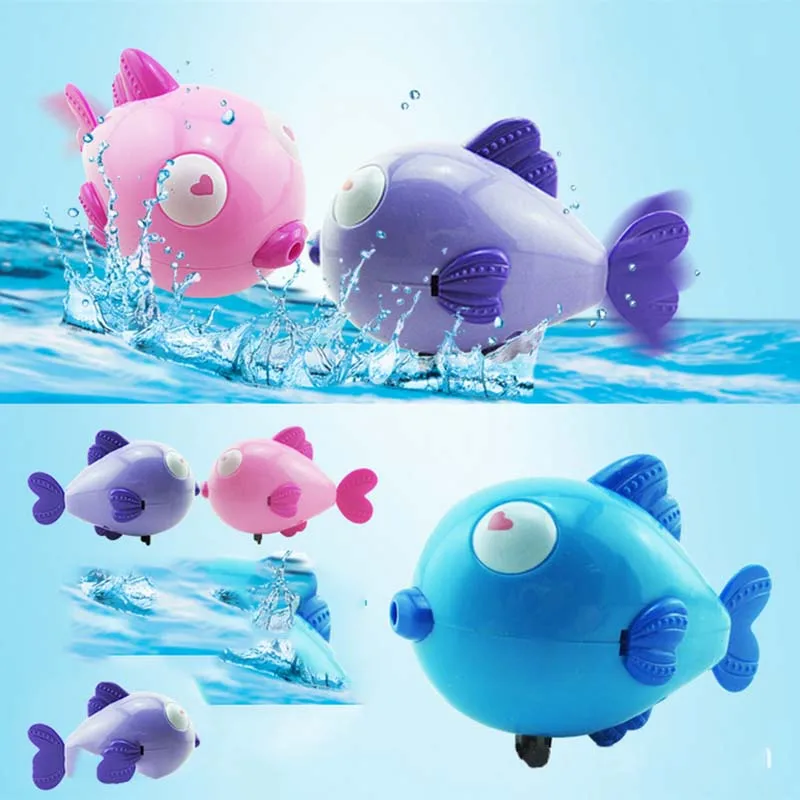 SUN & CLOUD 1 X Kiss Fish Swim Toys Baby Educational Clockwork Wind Up