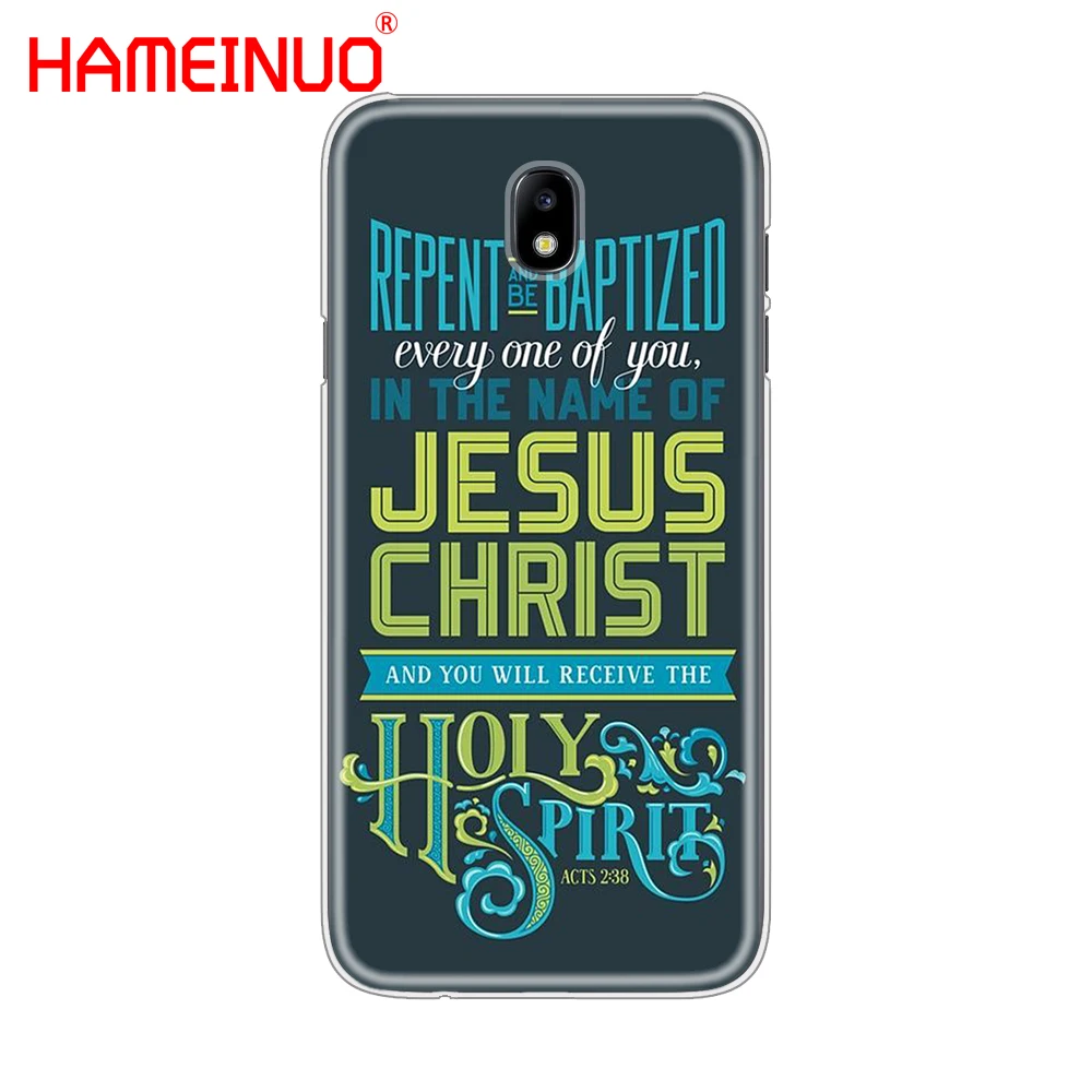 HAMEINUO тексты Библии Филиппины чехол для телефона Samsung Galaxy J3 J5 J7 2017 J527 J727 J327 J330 J530 J730