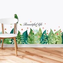 YOUMAN DIY настольные обои наклейка граница обоев самоклеющиеся обои ПВХ Современный домашний декор детские настенные наклейки в комнату зеленый