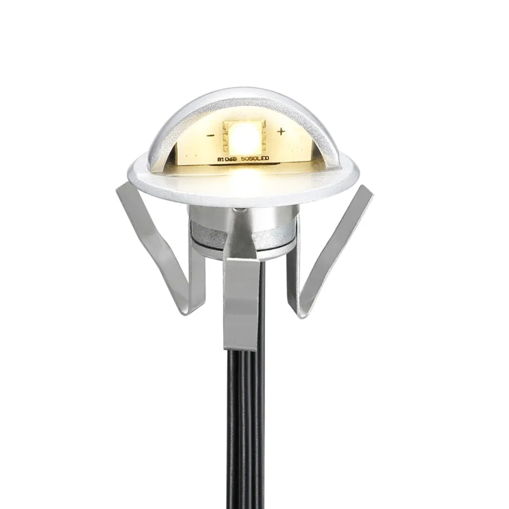 

**DHL free**50pcs/Lots LED Recessed Wall Light 12V Sidewards Lamp Outdoor IP65 Flashlight Effect when use Controller