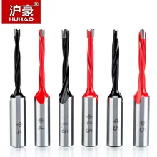HUHAO 1pc 4mm 9 5mm wood drill bit 70mm length router bit row drilling for boring