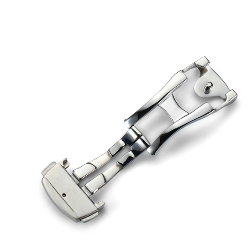 IStrap 16 мм 18 мм 20 мм серебро 316L нержавеющая сталь полированная застежка для часов для Omega ремешок для часов