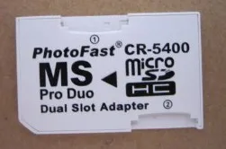 

30pcs/lot cr-5400 cr5400 for psp tf sd card to ms pro duo memory card slot adaptor