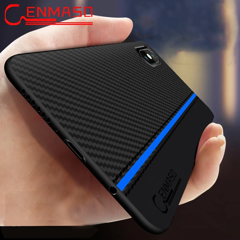 

XSMax Cover for Iphone XS Max Case Carbon Fiber PU Leather Cover for Iphone XR X R S Ultra Thin Vintage Full Phone Back Cases