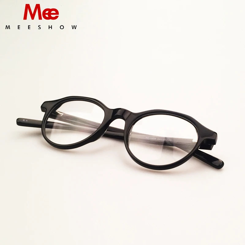 Retro Optische Brille 1028 Myopie Meeshow Black Brillen Frauen Rahmen Acetat Angepasst 2019 Männer Objektiv qU8zwIw