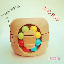 Candice guo деревянная игрушка деревянный блок маленький товар волшебный гамбургер Бисер для игр взрослый ребенок интеллект День рождения Рождественский подарок 1 шт