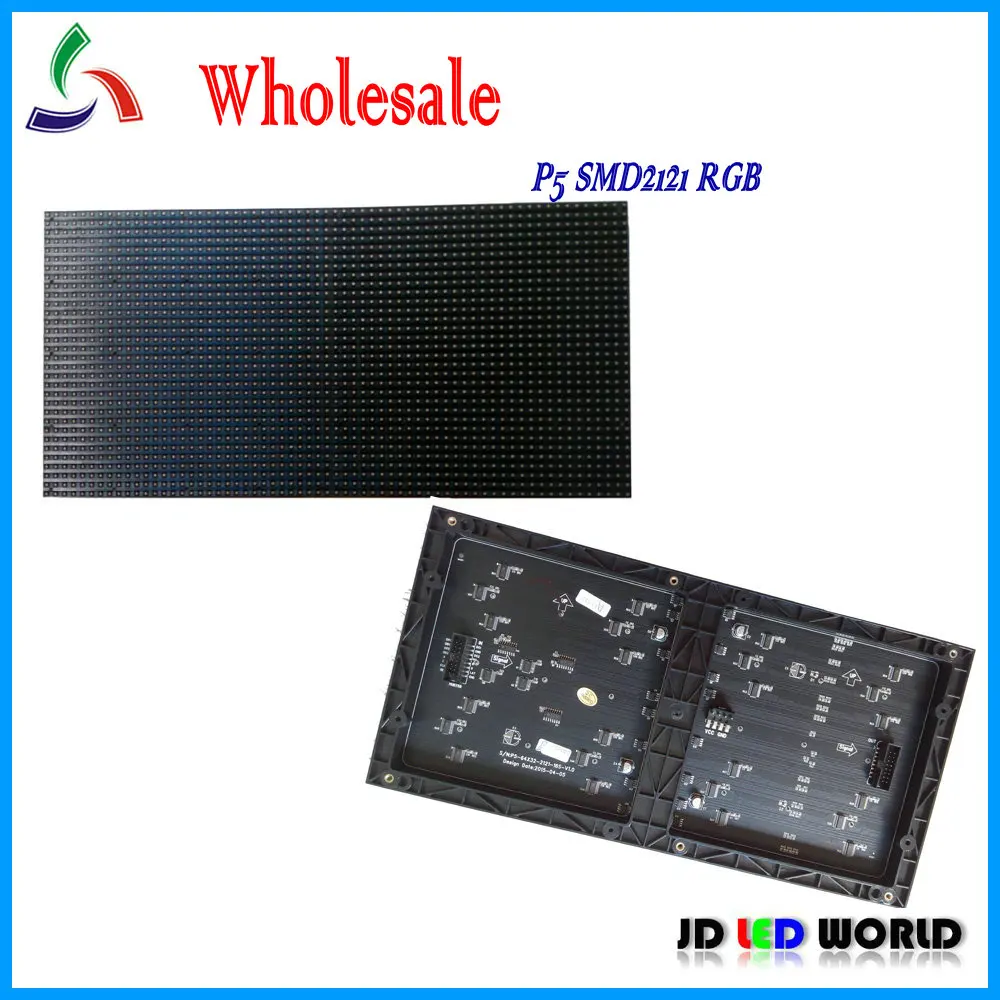 P5 Крытый SMD (SMD2121) RGB 3 в 1 HD видео полноцветный светодиодный модуль экрана 320 мм * 160 64