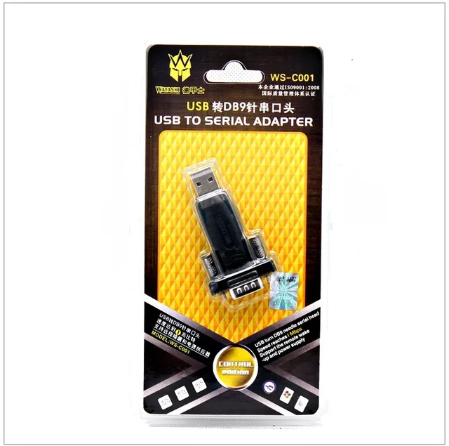 ws c001 computer usb to serial connector rs232 nine pin com data