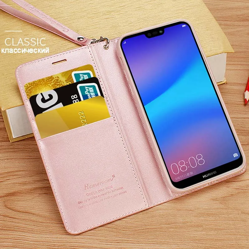 

For Huawei P10 Lite P10 Plus P20 Lite P20 PRO Nova 3e Nove Lite Case Luxury Flip PU Leather Back Cover Soft TPU Phone Case