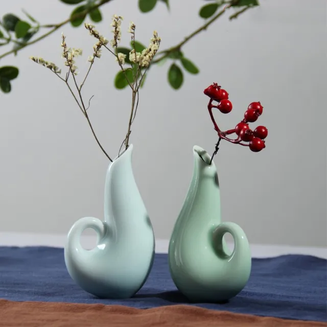 Japanese style flower Ceramic flower Creative vase Home Decorations