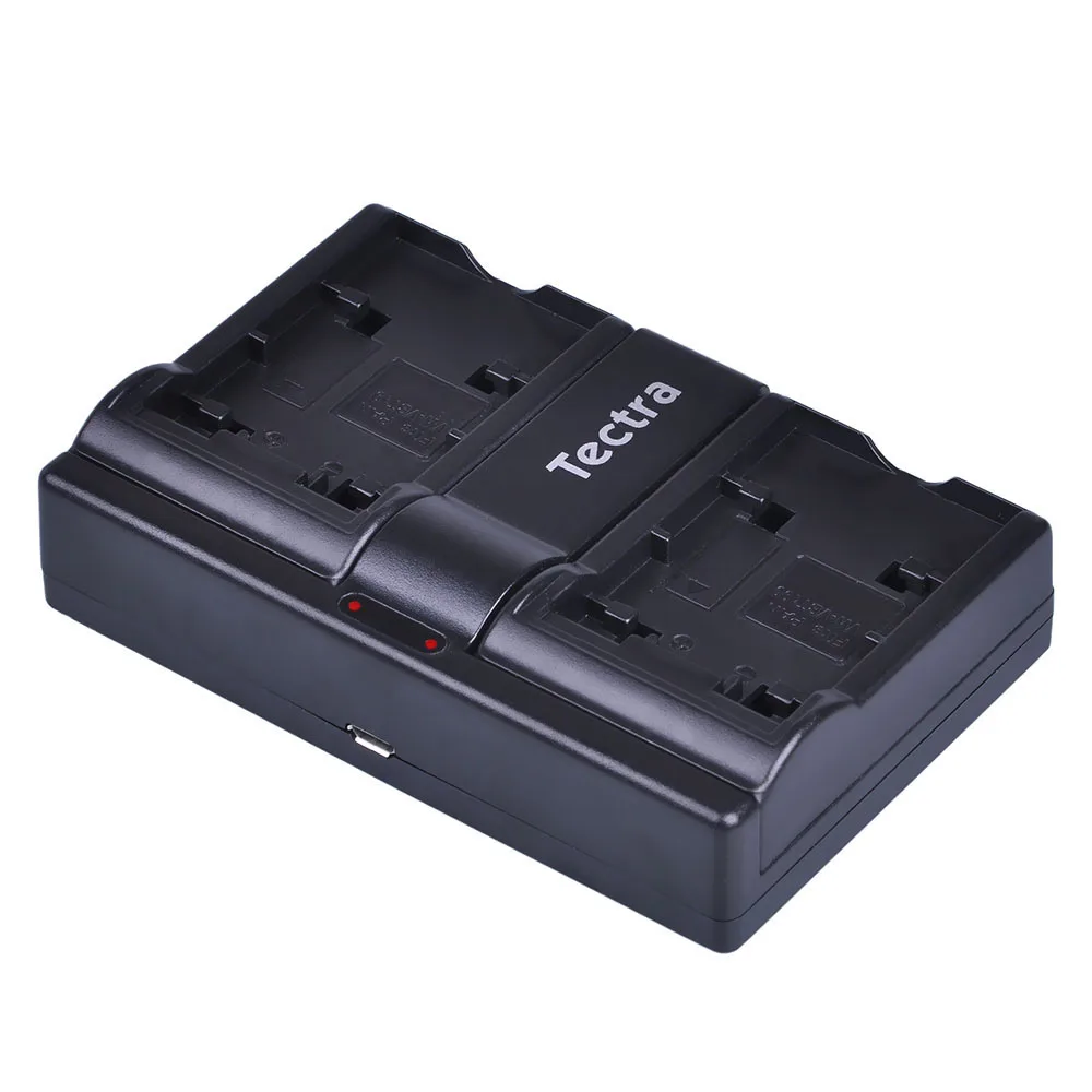 Tectra-carregador de Câmera Duplo para Panasonic Peças Canal Vbt380 4 Usb - Image 4