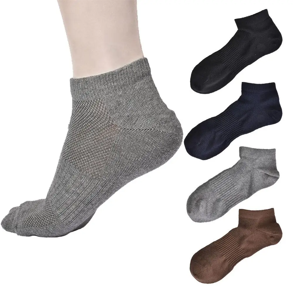 1 пара мужских носков деловые короткие носки весна осень дышащие мужские носки Meias мужские Sox Новинка