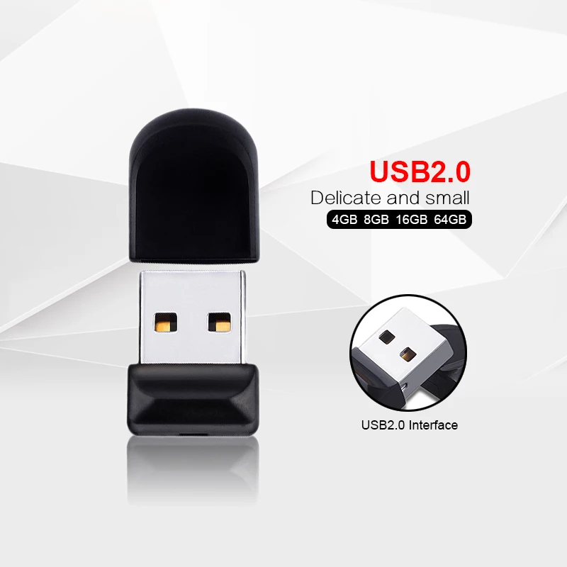 Миниатюрный Usb флеш-накопитель 8 ГБ 16 32 64 4 флешка 2 0 | Компьютеры и офис