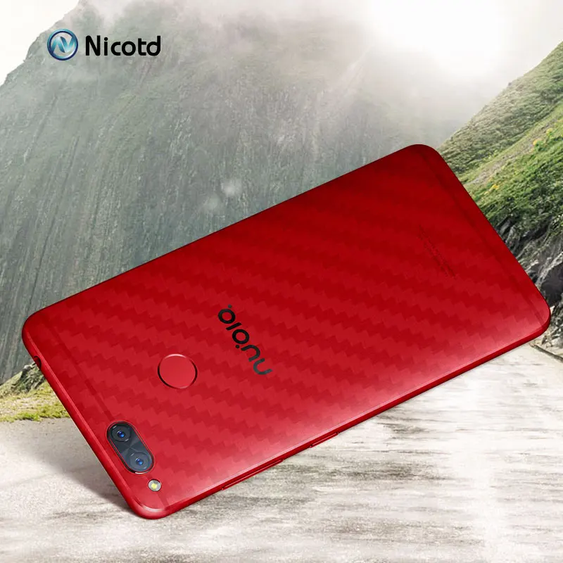 

5pcs/lot For ZTE Nubia Z17 Z11 Z18 Z17 s mini miniS MAX V18 Back Cover Protective Film 3D Carbon Fiber Rear Screen Protector