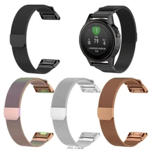 20 мм магнитный браслет из нержавеющей стали для Garmin Fenix 5S/Plus Quick Release Easy Adjustment S927