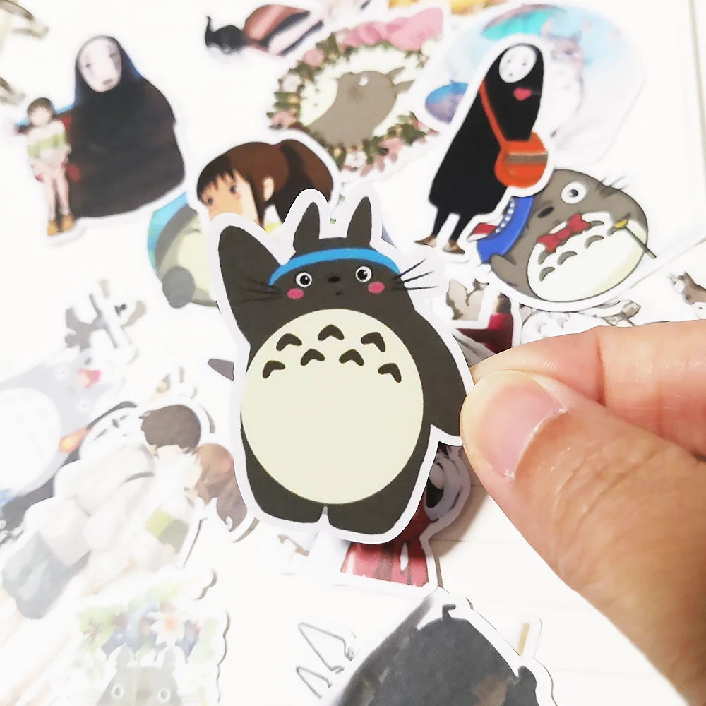 30 шт. креативные kawaii самодельные Totoro/Chihiro/замок красивые Мультяшные наклейки/декоративные наклейки/DIY ремесло фотоальбомы