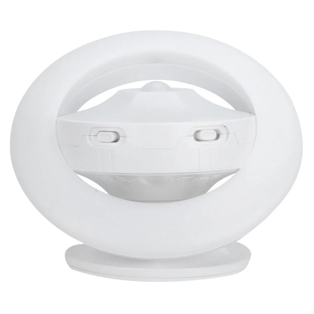 Us 15 92 20 Off Motion Sensor Night Light Ufo Rotating Led Night Lights Detachable Magnet Base Wireless Usb Rechargeable Wall Light Lamps In Led