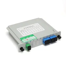 1X4 Splitter волокно оптическая коробка FTTH разделитель PLC коробка с 1X4 Плоский волновод Тип оптический сплиттер SC APC