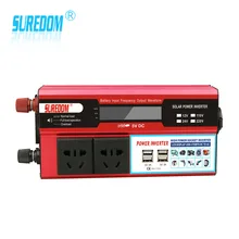 1000w Solar Inverter Multifunctional Travel Power Supply Control 4 USB Car inverter 12V 24V 110V 220V Circuit protection