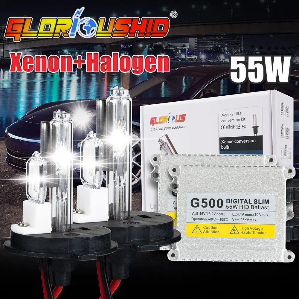

AC 12V G500 55W HID XENON kit H4-2 XENON and HALOGEN 4300K 5000K 6000K 8000K 10000K, xenon hid kit H4