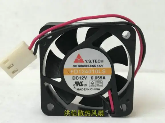Оригинальный супер тихий вентилятор FD124010LS DC12 в 0 055a 4 см 4010 2