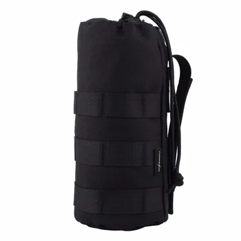 Outdoor Molle Water Bottle Pouch Military Dump Drop Bag Tactical Kettle Pack Drawstring 1000D Bottle Holder Survival Kits Holder camping sports water bag new outdoor tactical military molle system bottle bag kettle pouch holder