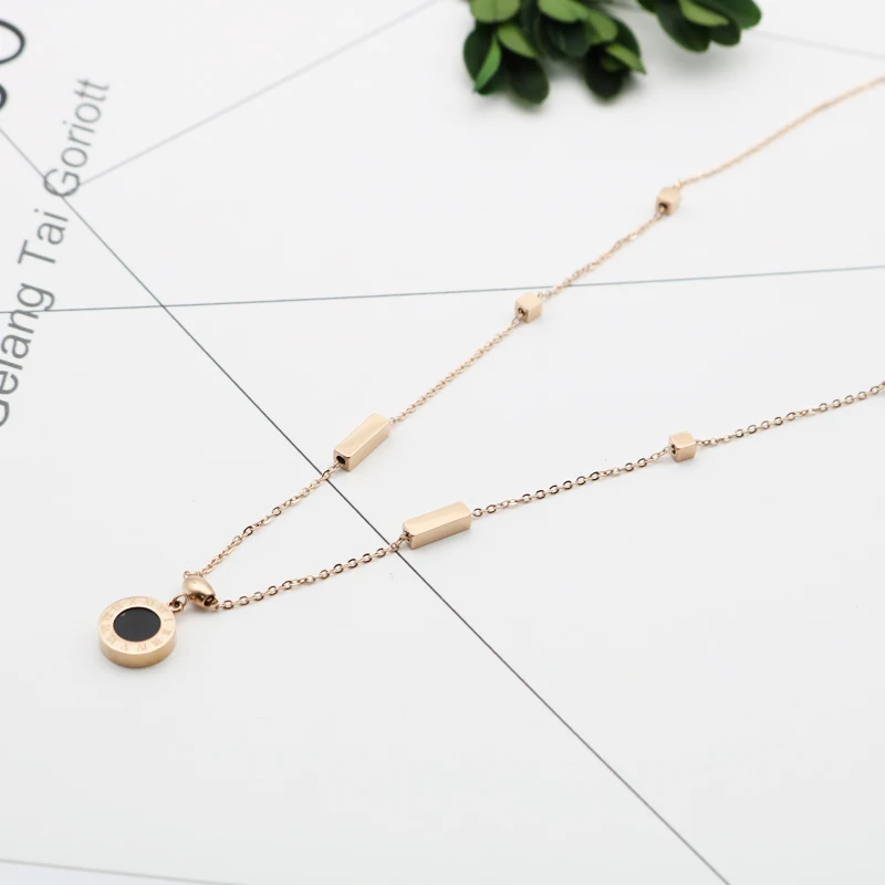 

Necklaces & Pendants Collares Grandes De Moda 2018 Chokers Necklace For Women Stainless Steel Gold Color Chain Fashion Christmas