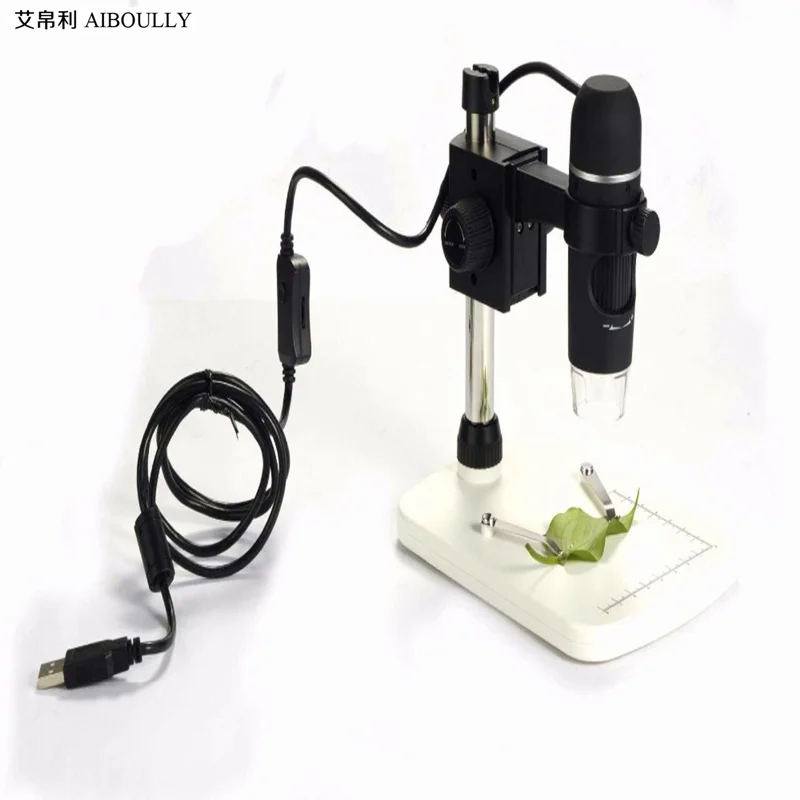 Portable USB Microscope 20 300X electronic magnifying glass plant and