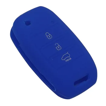 Keyforkess 30 pz/lotto caso della copertura chiave dell'automobile del Silicone per KIA Rio Sportage Ceed Sorento Cerato key Set Jacket cover accessori auto - Jingyuqin 30 pz lotto caso della copertura chiave dell automobile del Silicone per KIA Rio
