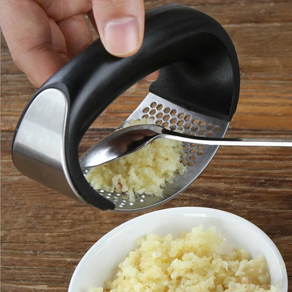 New Hand Press Garlic Tools Stainless Steel Ginger Garlic Chopper