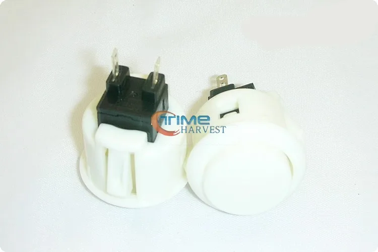 

10 pcs 24-button High imitation sanwa button for arcade joystick game joystick fighters rocker accessories export white button