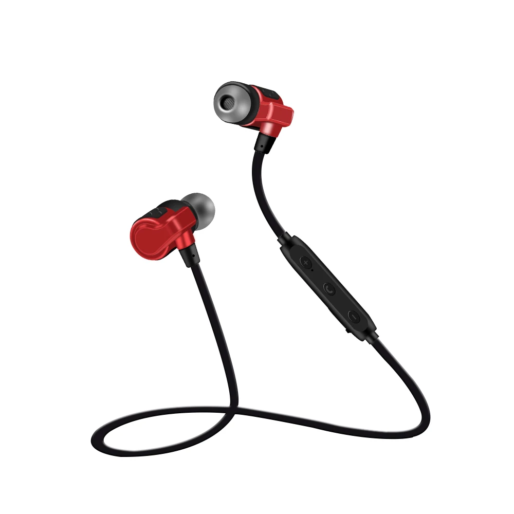ALWUP UP-LXA, магнитные Bluetooth наушники, стерео Спортивные Беспроводные наушники с микрофоном для xiaomi, bluetooth-гарнитура 6 H, время прослушивания музыки - Цвет: Красный
