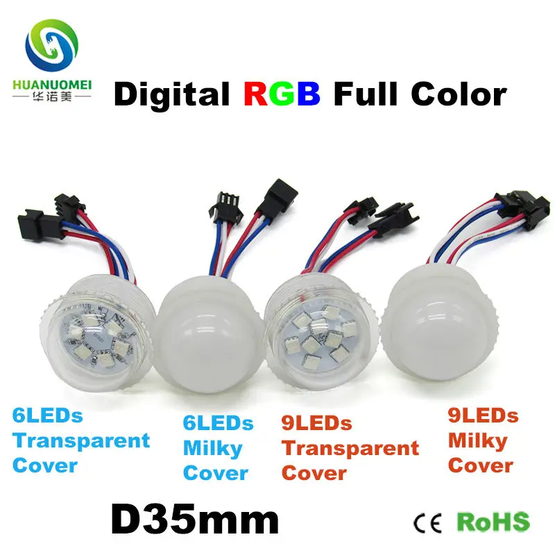 6 светодиодный s 9 35 мм пикселей модуль светильник UCS1903 digital rgb полный цвет лампа