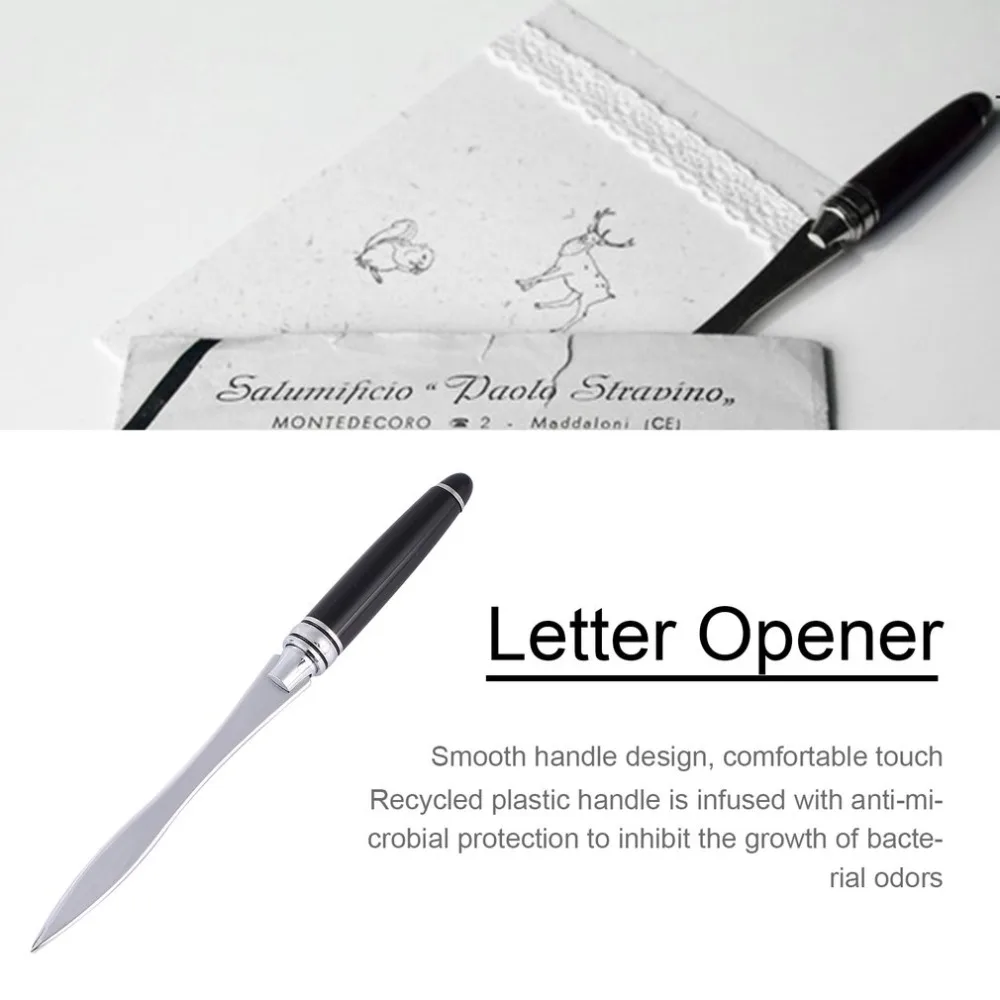 Paper Letter Opener Paper Knife Letter Cutter Office School Stainless Steel Cutter Split File Envelopes cuchillos Drop Shipping