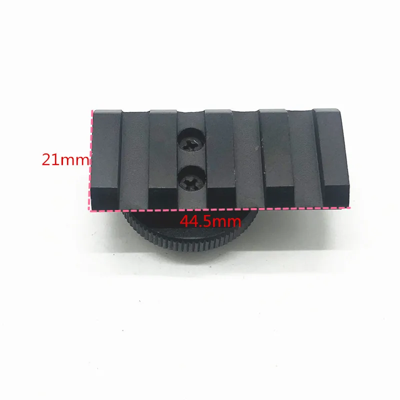 Алюминиевый DSLR камера Вспышка Горячий башмак 20 мм Рельс Пикатинни адаптер для Red Dot вид Finder& Оптика прицел